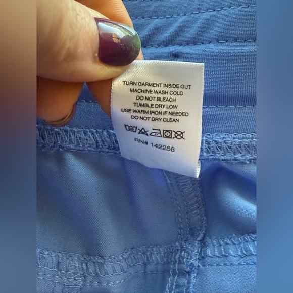 Figs Axim Cargo Scrub Pants Men’s Large T2001 Technical Collection Ceil Blue - Picture 10 of 11